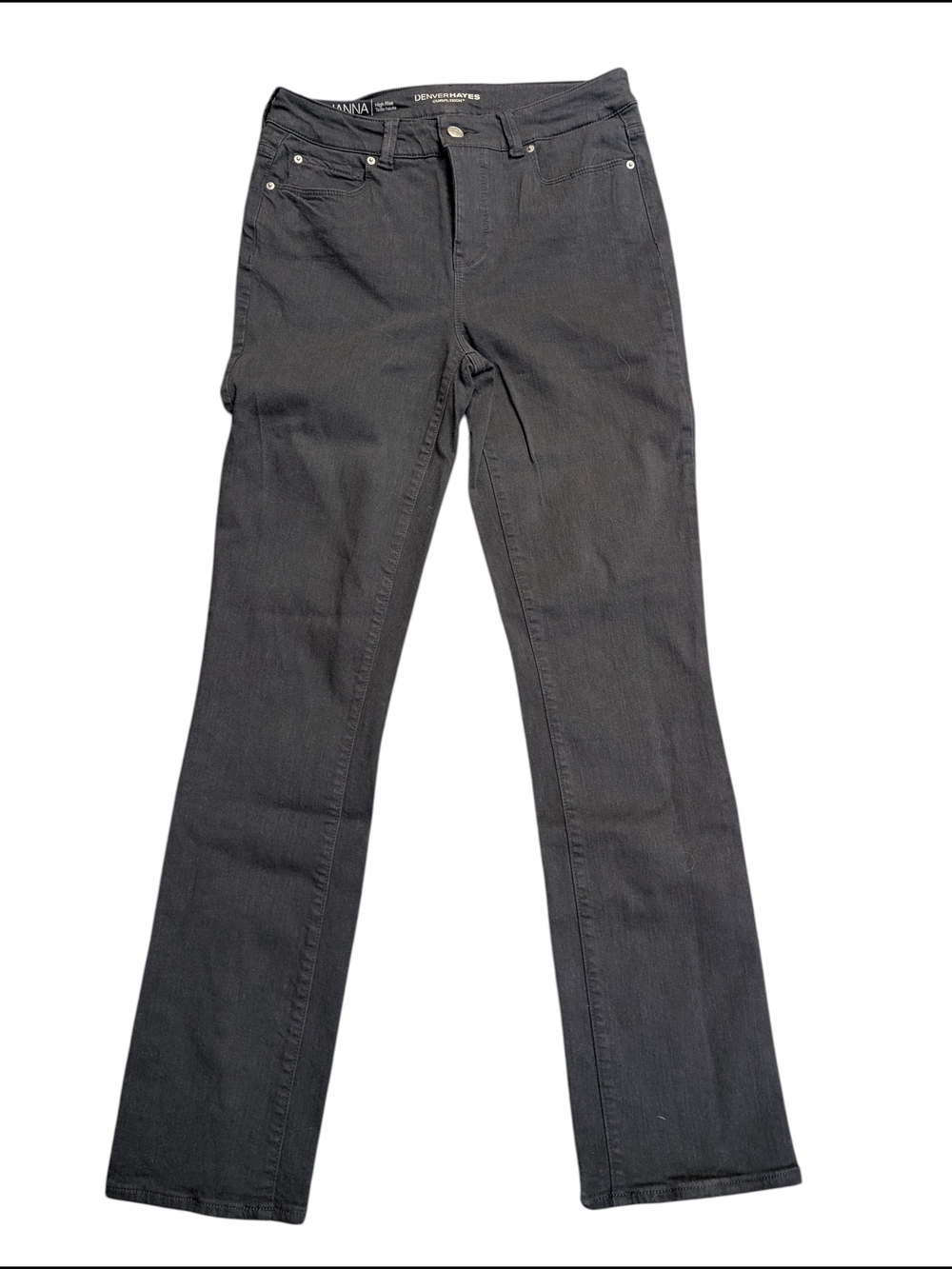 Denver Hayes Charcoal Black Wide-Leg Pants